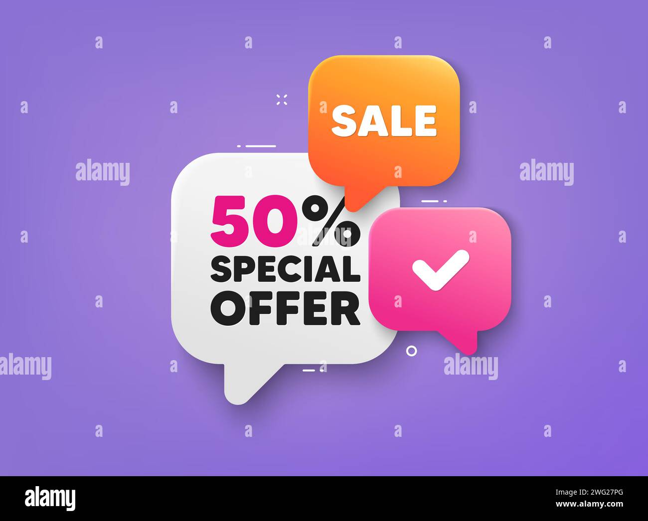Check banner special offer vector hi-res stock photography and images ...