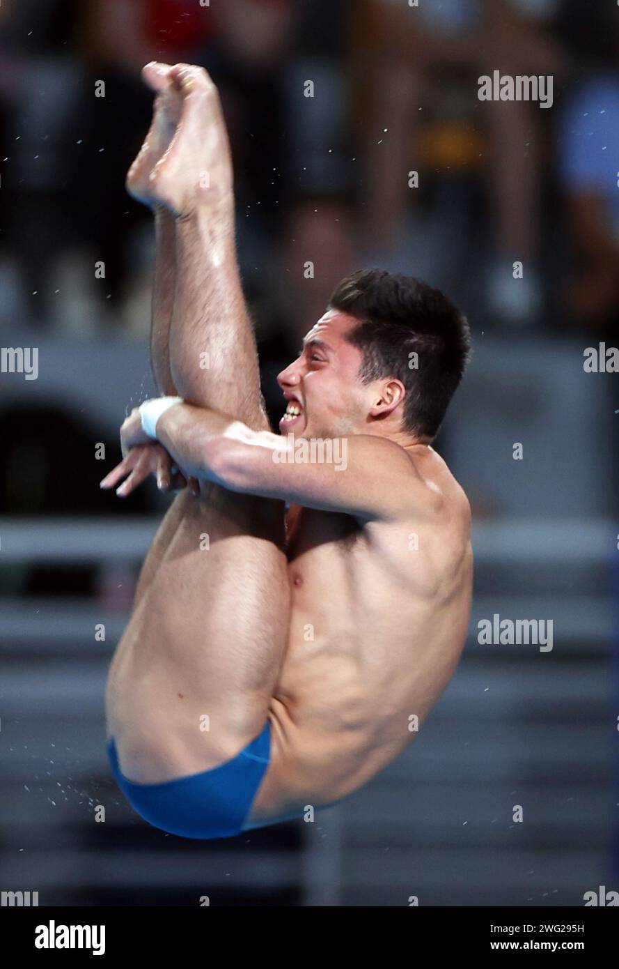 Doha, Qatar. 2nd Feb, 2024. Randal Willars Valdez of Team Mexico