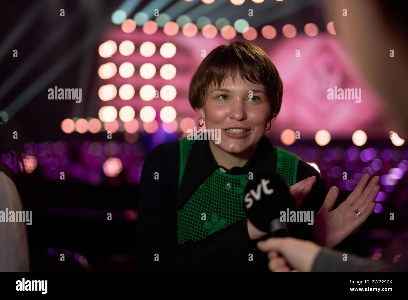 Melodifestivalen 2024, 1 in Malmö, Sweden Stock Photo