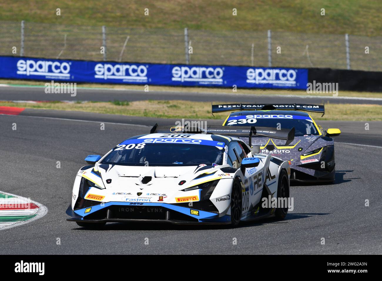 St Evo2 Scarperia, 29 September 2023: Lamborghini Huracan St Evo 2 of team Iron ...