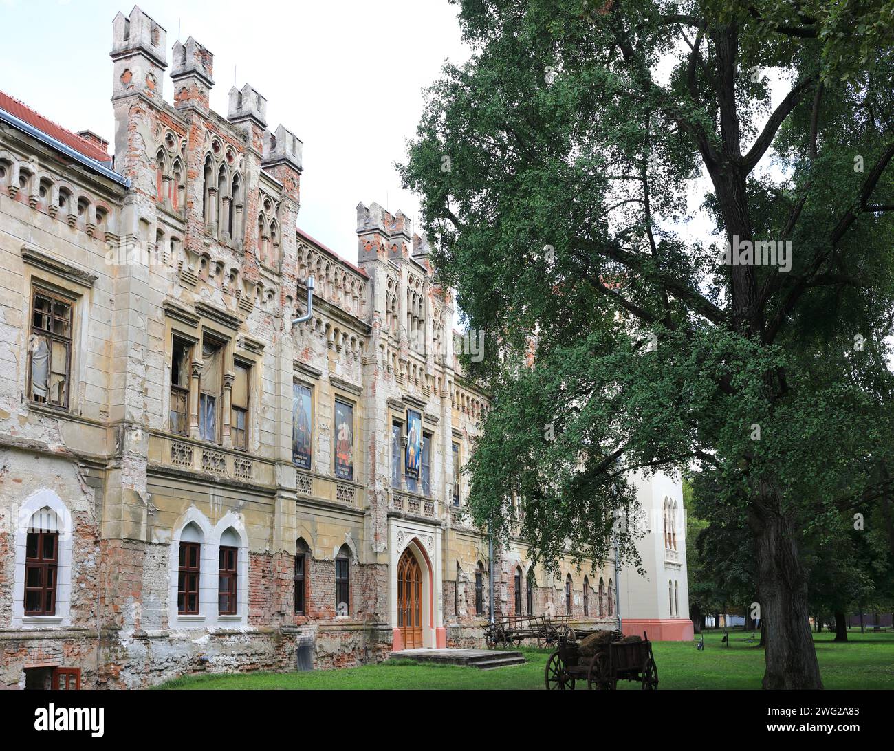 Hungarian castles Stock Photo