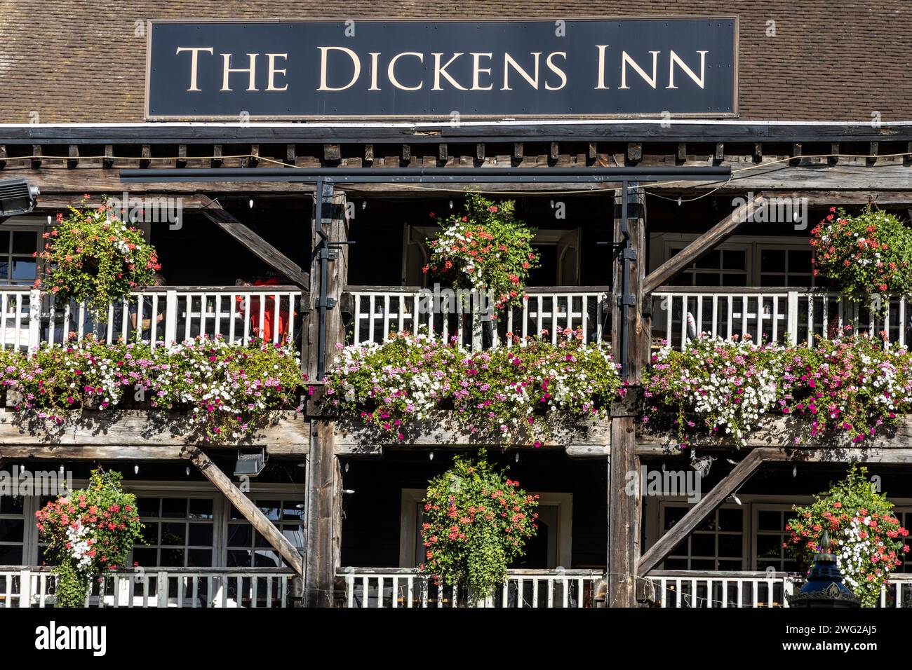 The Dickens Inn in London's Docklands Stock Photo