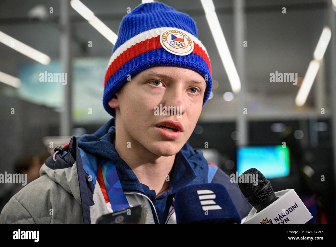 Prague, Czech Republic. 02nd Feb, 2024. Czech hockey player Ondrej Ruml