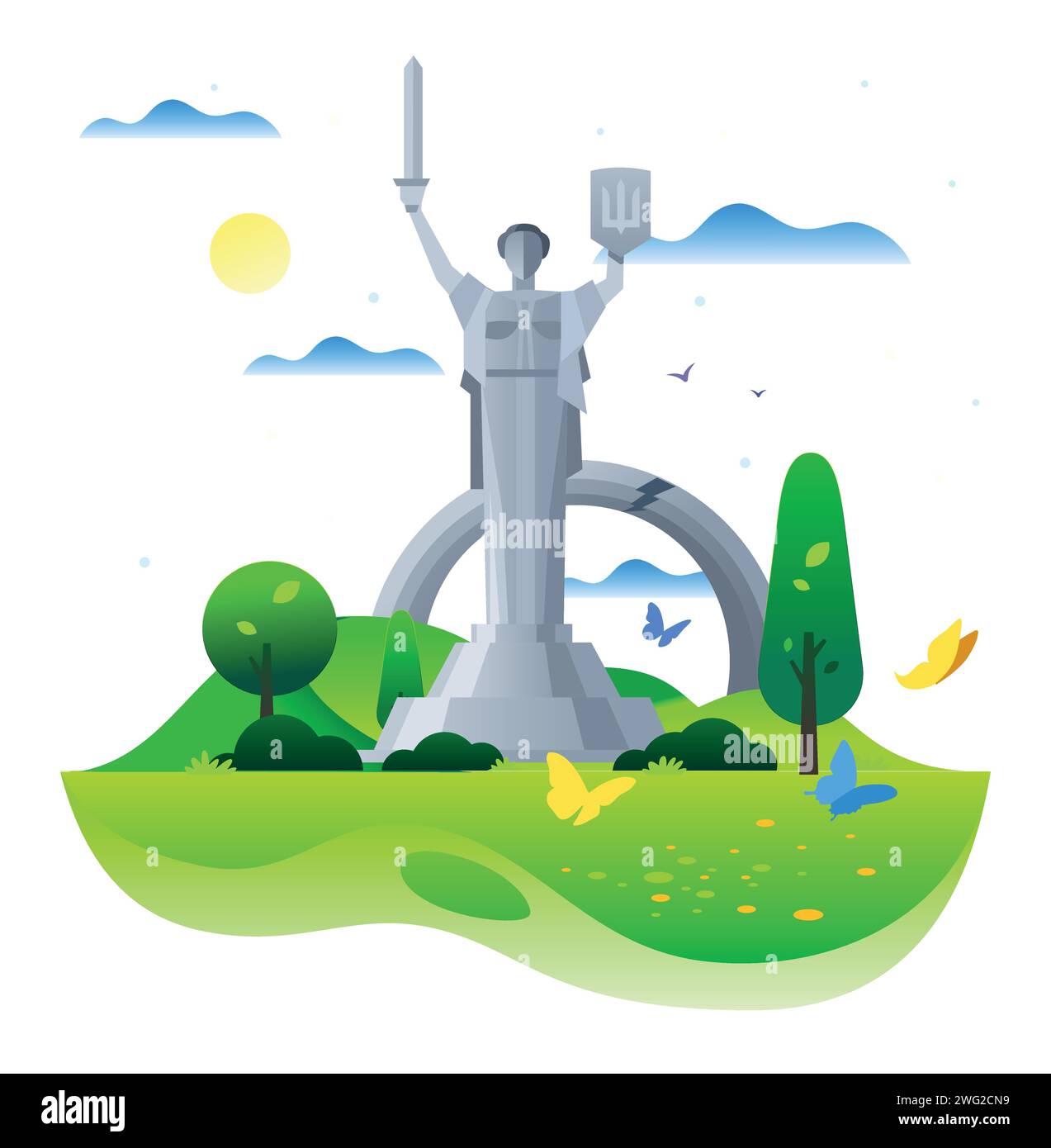 Motherland of kyiv Stock Vector Images Alamy