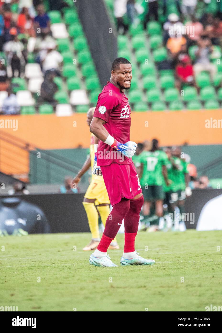 NIGERIA VS ANGOLA, FOOTBALL, AFRICAN CUP OF NATIONS, KNOCKOUT STAGE