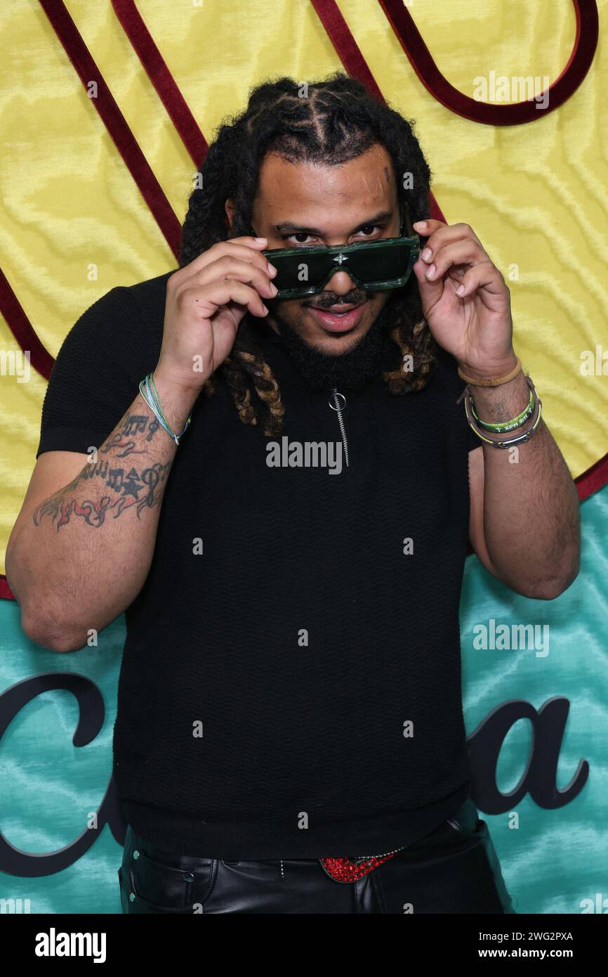 Los Angeles, USA. 01st Feb, 2024. Rock Star Walt attends the 2024 ...