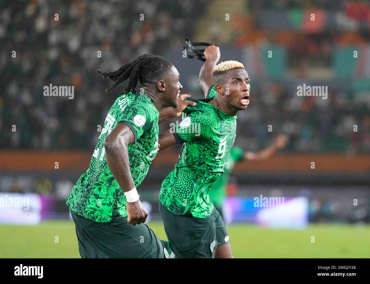 February 02 2024: Victor James Osimhen (Nigeria) celebrate during a