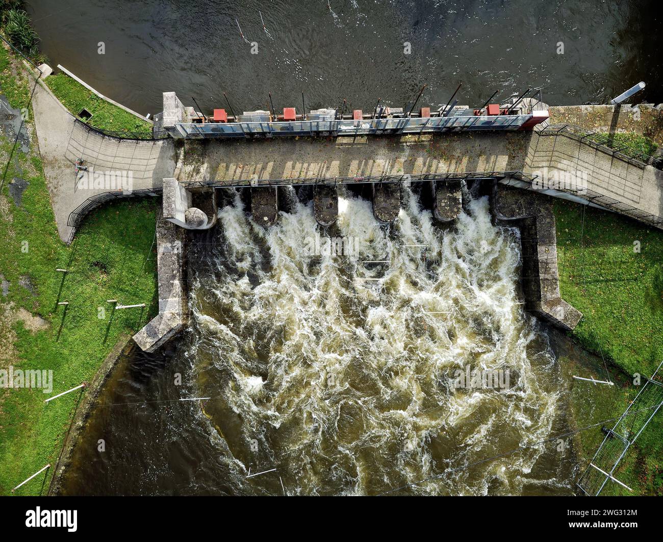 drone pictures vue du ciel Stock Photo