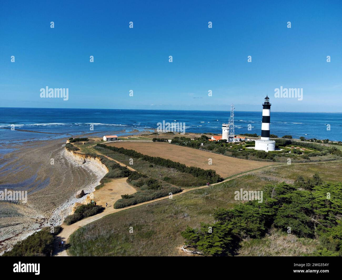 drone pictures vue du ciel Stock Photo