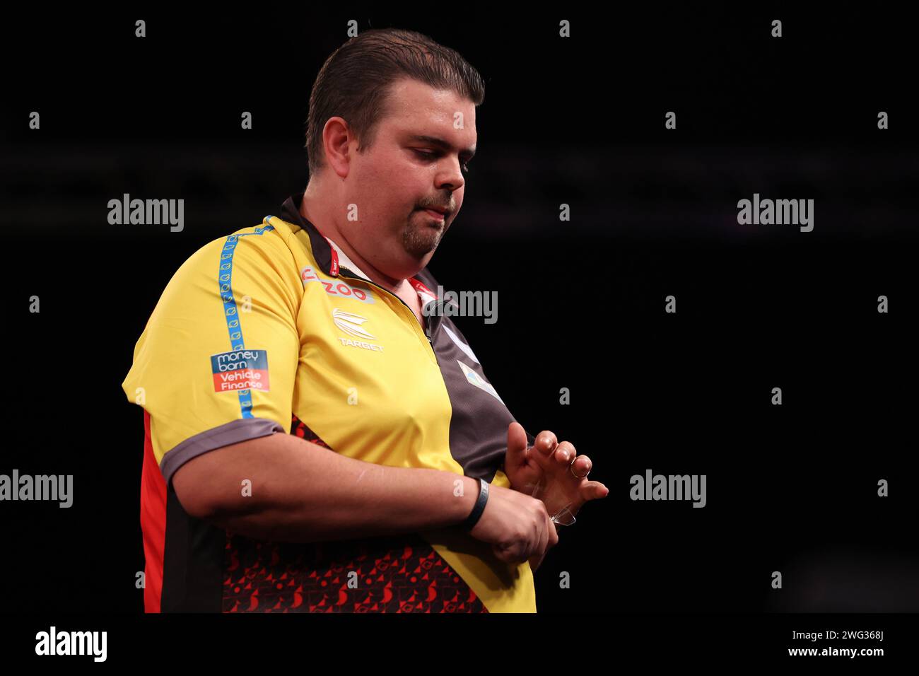 Marshall Arena, Milton Keynes, UK. 2nd Feb, 2024. 2024 PDC Cazoo Darts