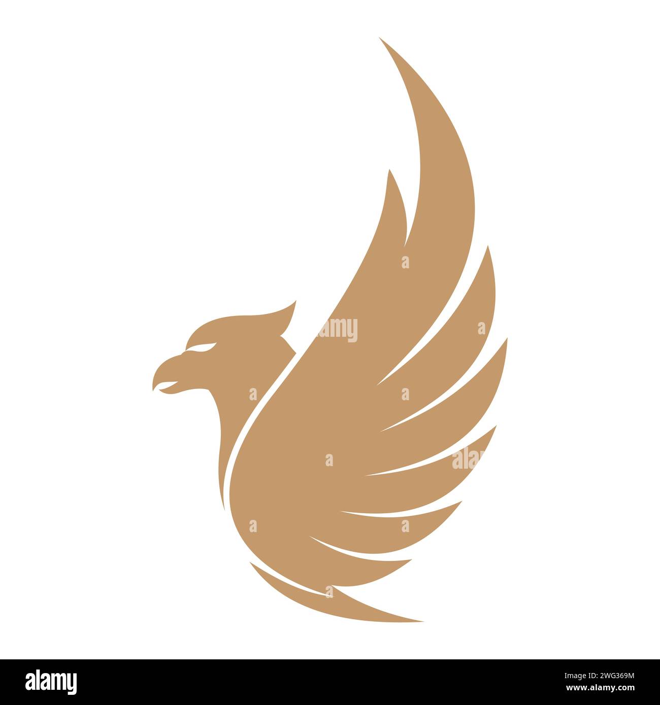 Bird wings vector logo concept illustration Stock Vector Image & Art ...