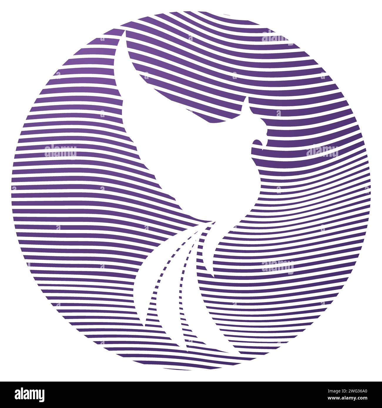 Bird wings vector logo concept illustration Stock Vector Image & Art ...