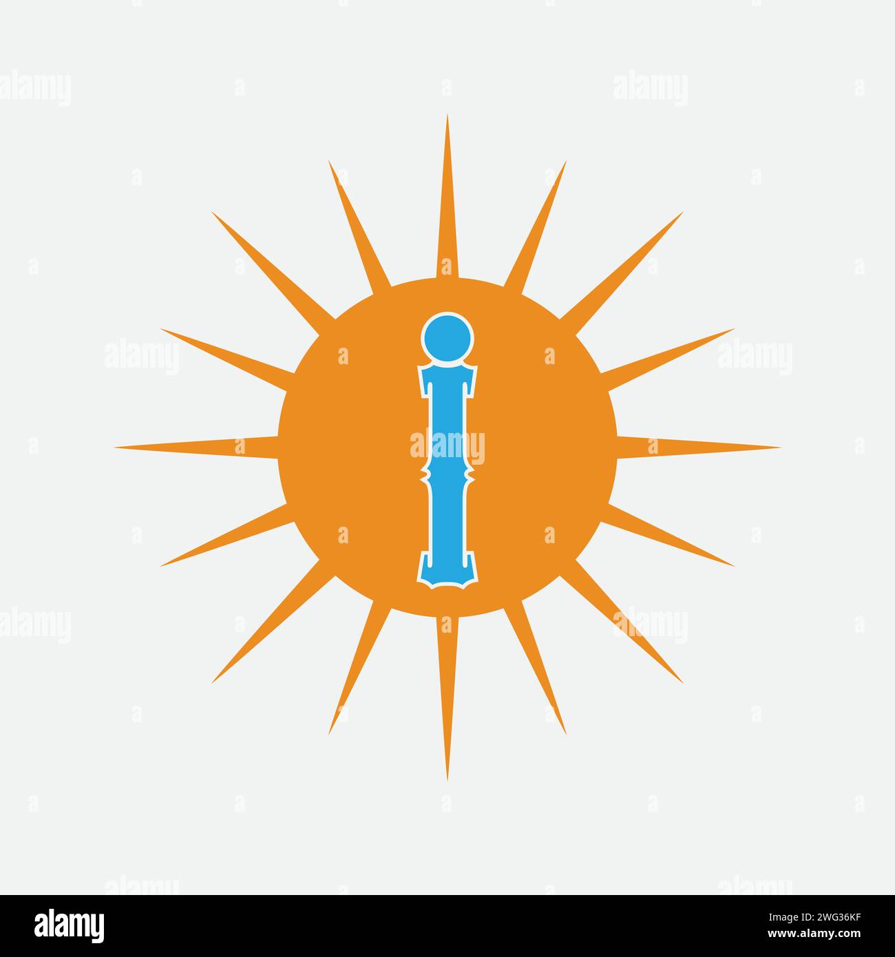 Sun vector logo concept illustration Stock Vector Image & Art - Alamy