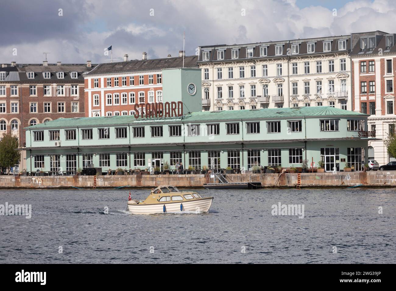 The Standard is a restaurant complex located on the Havnegade quay in central Copenhagen, Denmark. Stock Photo
