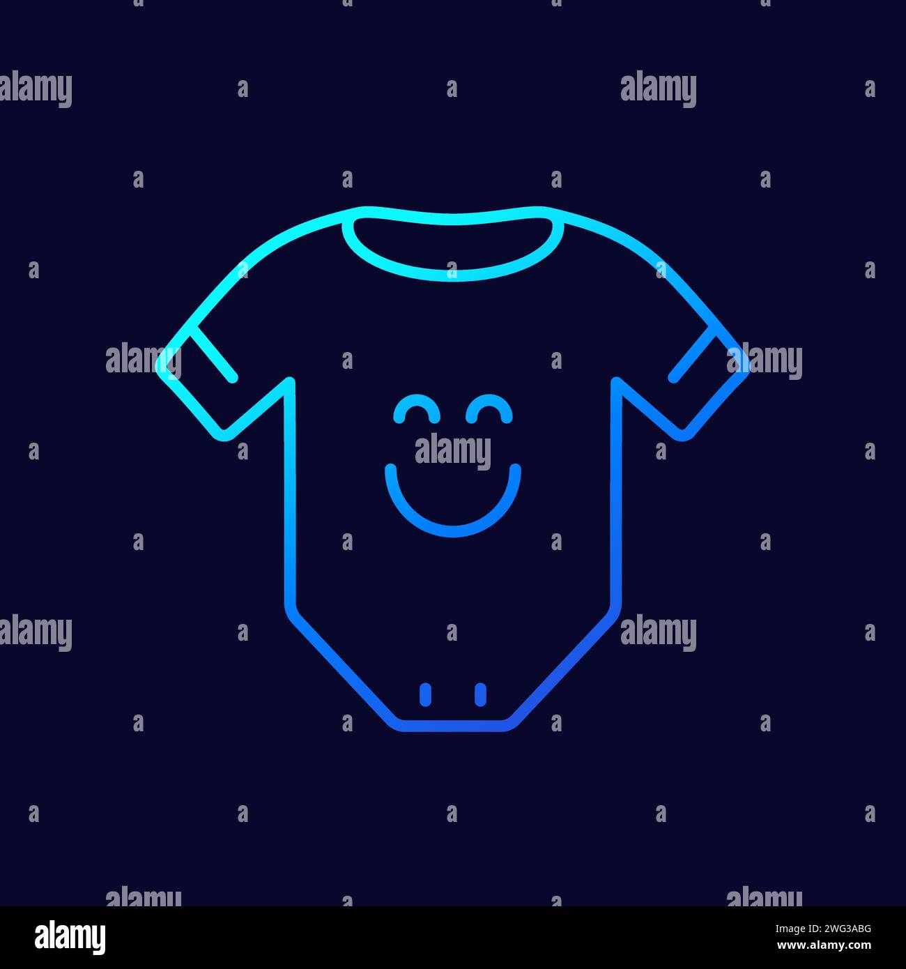 baby clothing line icon, vector Stock Vector Image & Art - Alamy