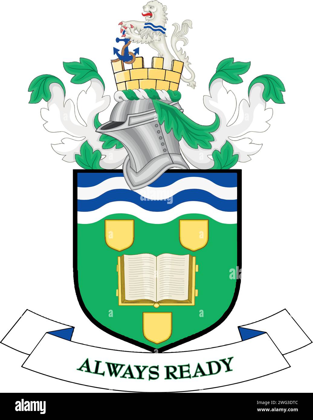 Coat of arms of the METROPOLITAN BOROUGH OF SOUTH TYNESIDE, TYNE AND