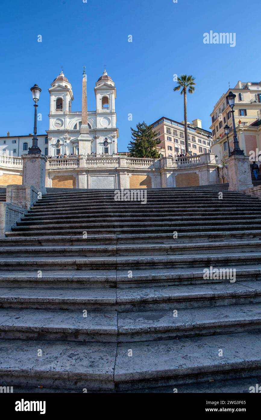 Die Spanische Treppe Scalinata Di TrinitÃ Dei Monti - Treppe Der ...