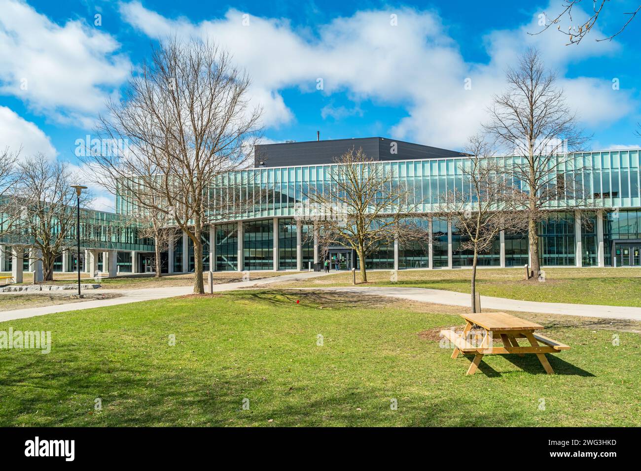 The Physical Activities Complex on the University of Waterloo campus in Waterloo, Ontario, Canada. Stock Photo