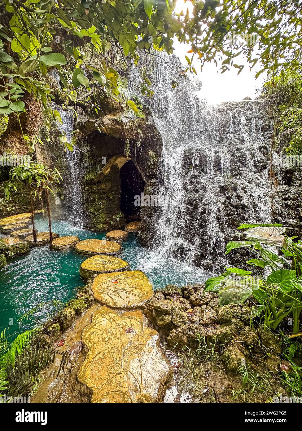 Dantewada land of angels waterfall park in Mae Taeng, Chiang Mai