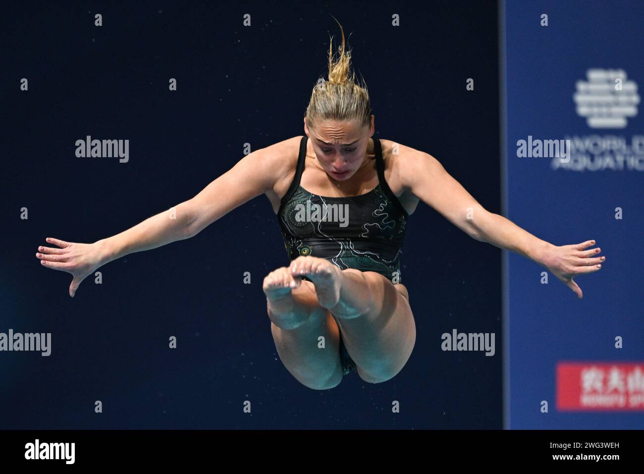 Doha, Qatar. 2nd Feb, 2024. Alysha Koloi of Australia competes during