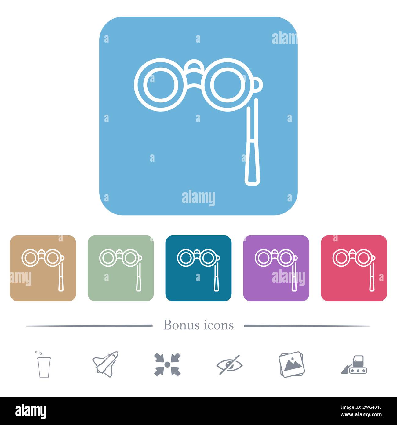 Binocular of 19th century Stock Vector Images - Alamy