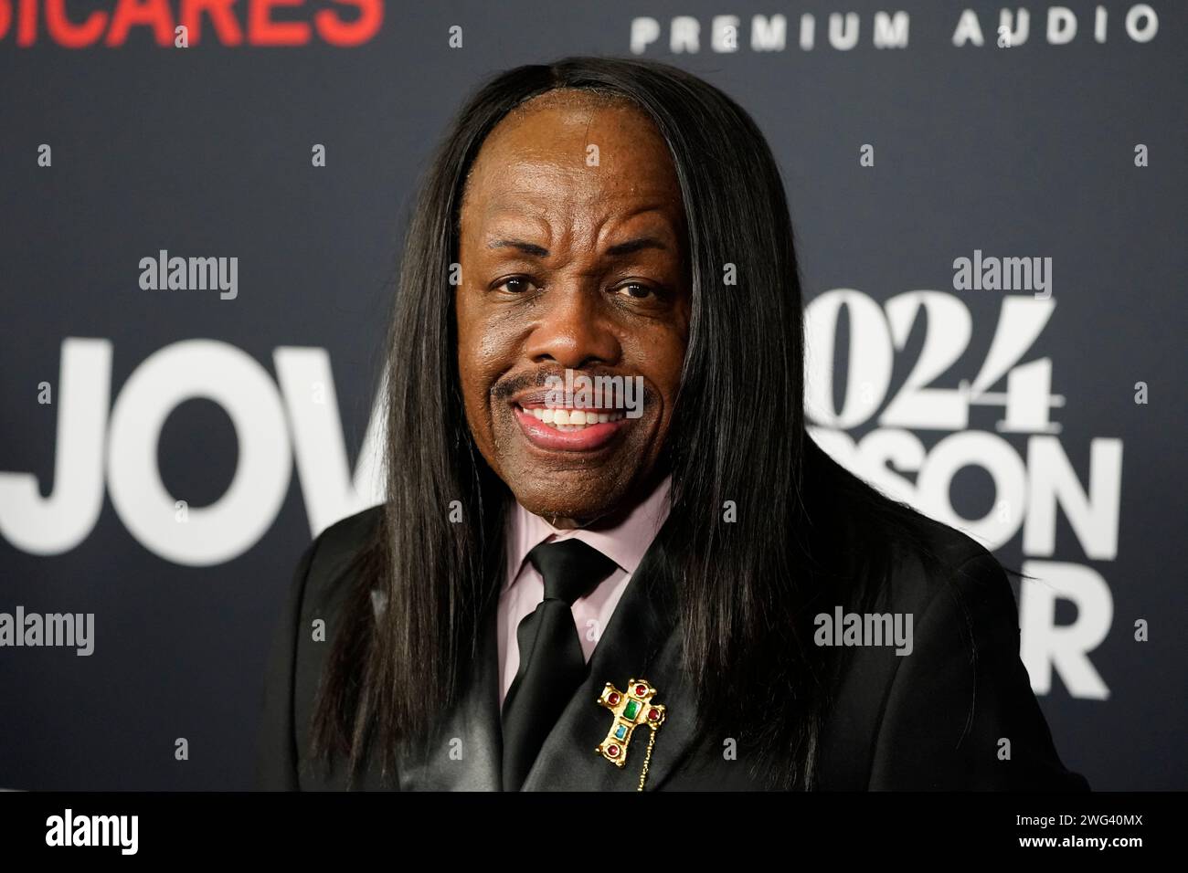 Verdine White arrives at MusiCares Person of the Year honoring Jon Bon