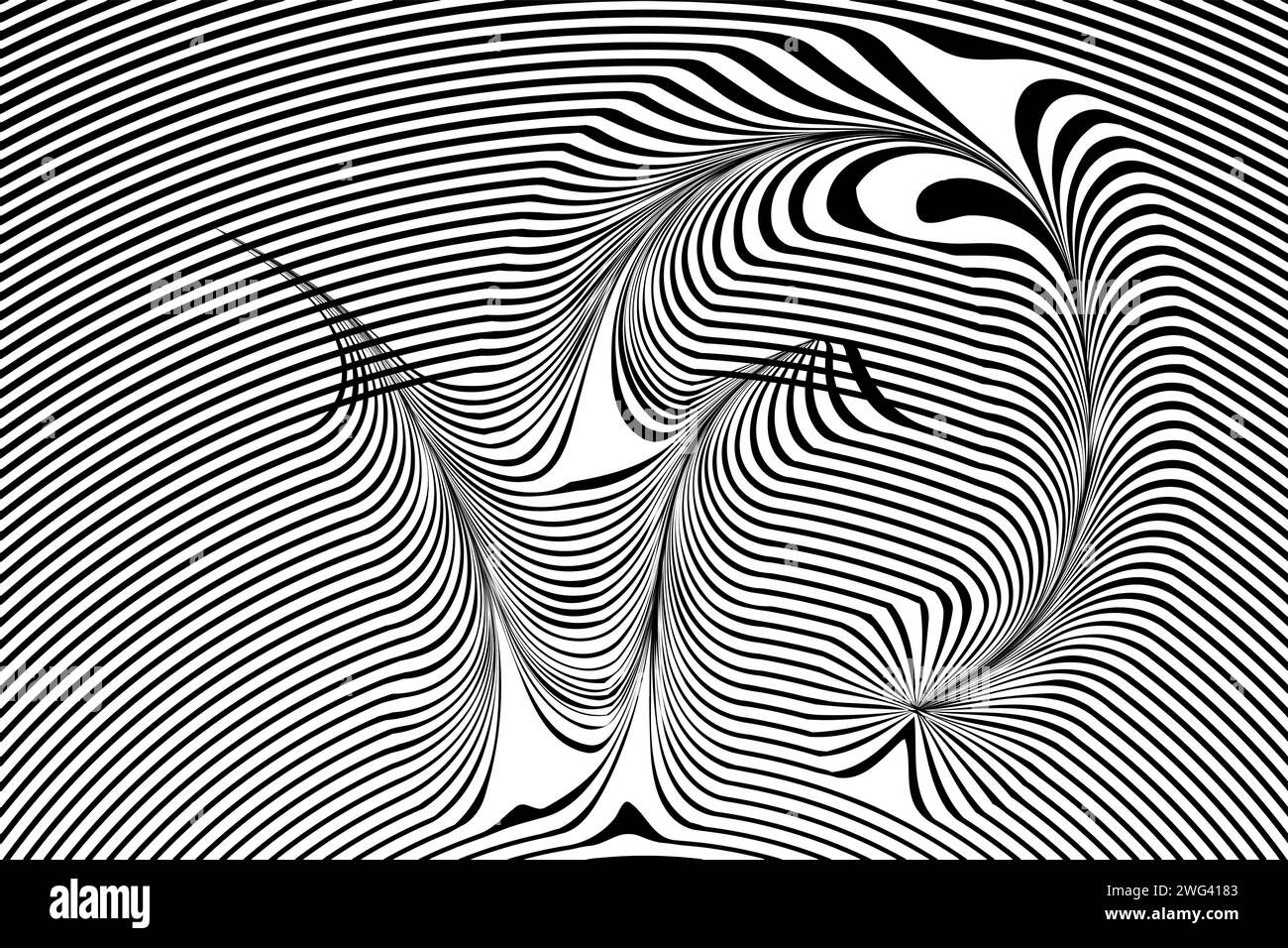 Diagonal lines, oblique, monochrome stripe lines pattern. Stock Vector