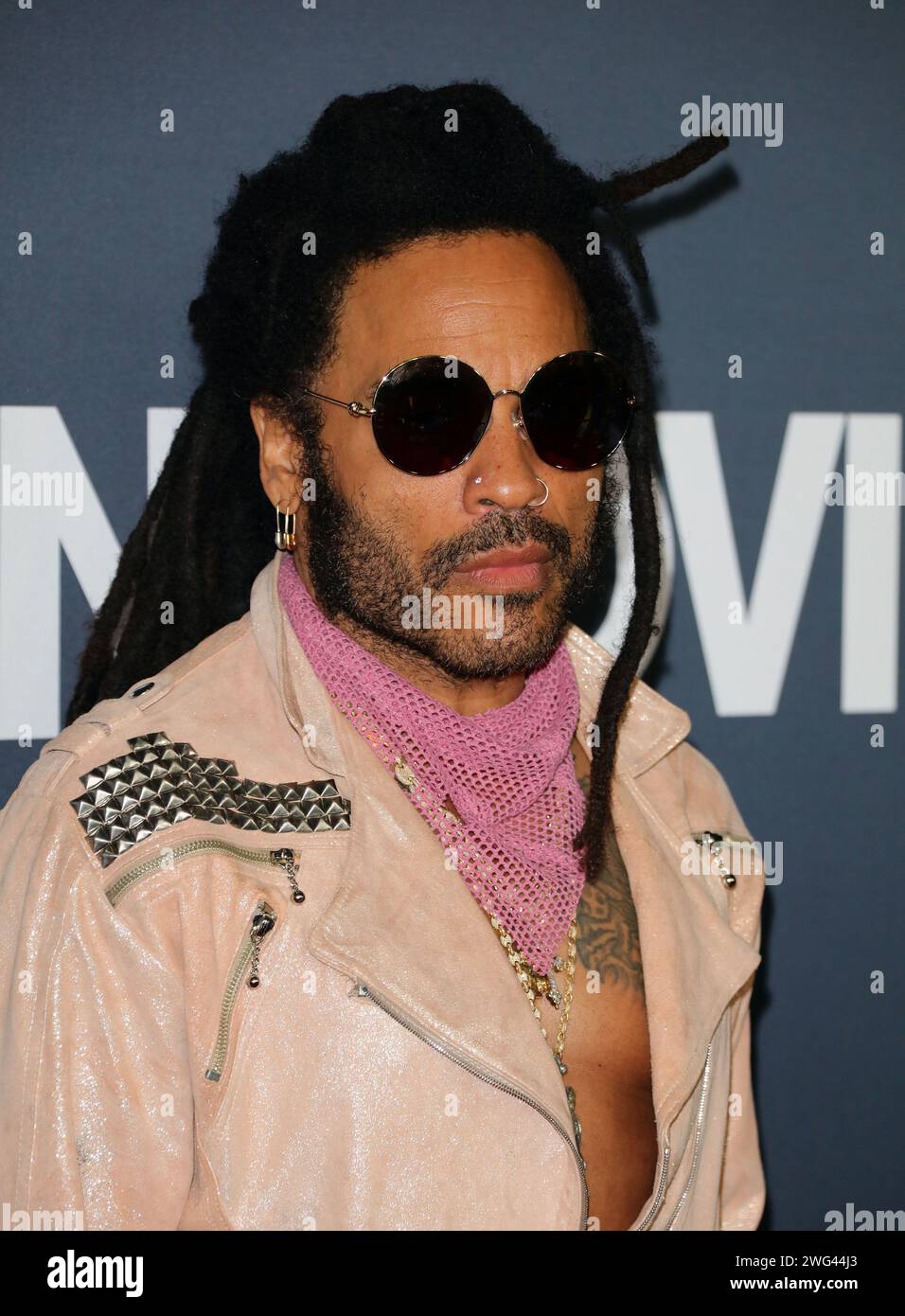  Lenny Kravitz arrives at The Musicares 2024 Person Of the Year Gala Illustration 