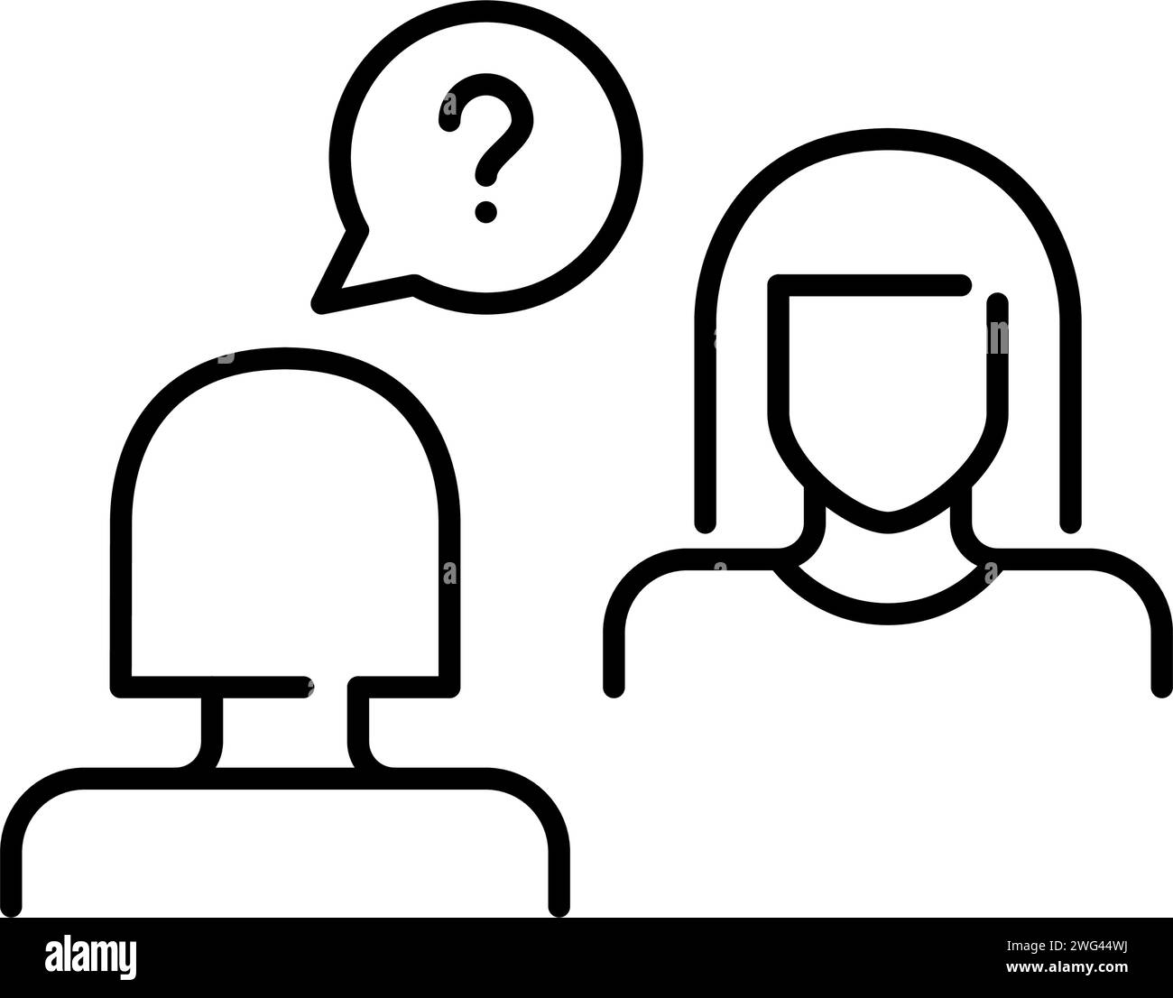 Job interview. Female human resources employee asking female candidate