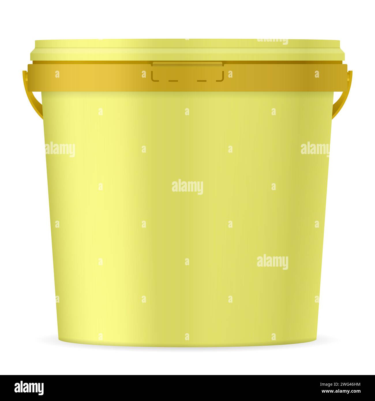 Paint bucket on a white background. Vector illustration Stock Photo Alamy