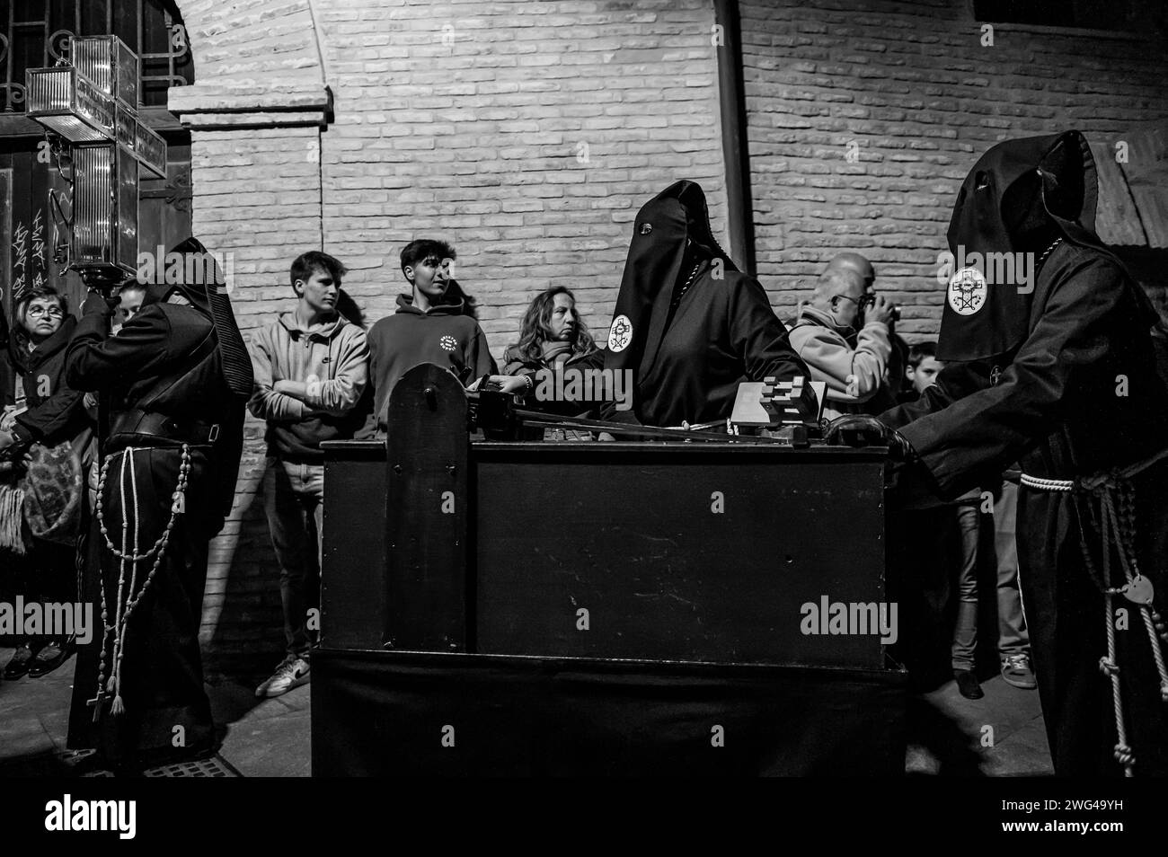Fotografía de la Semana Santa 2023, celebrada en Zaragoza. Stock Photo