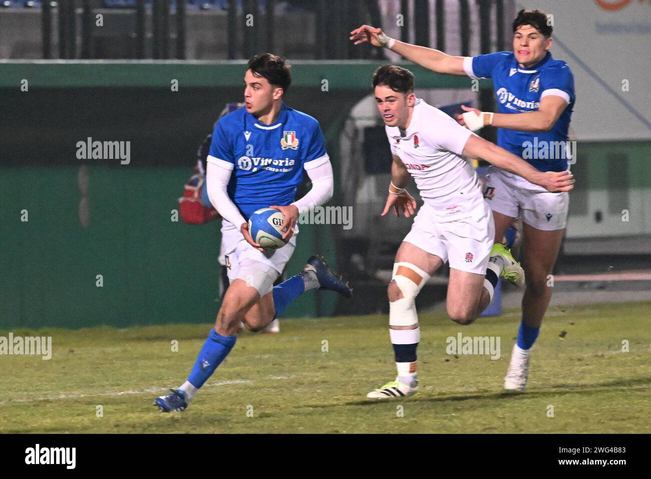 02/02/2024; Foto Duilio Della Libera; 6 Nations U20; Stadio Monigo