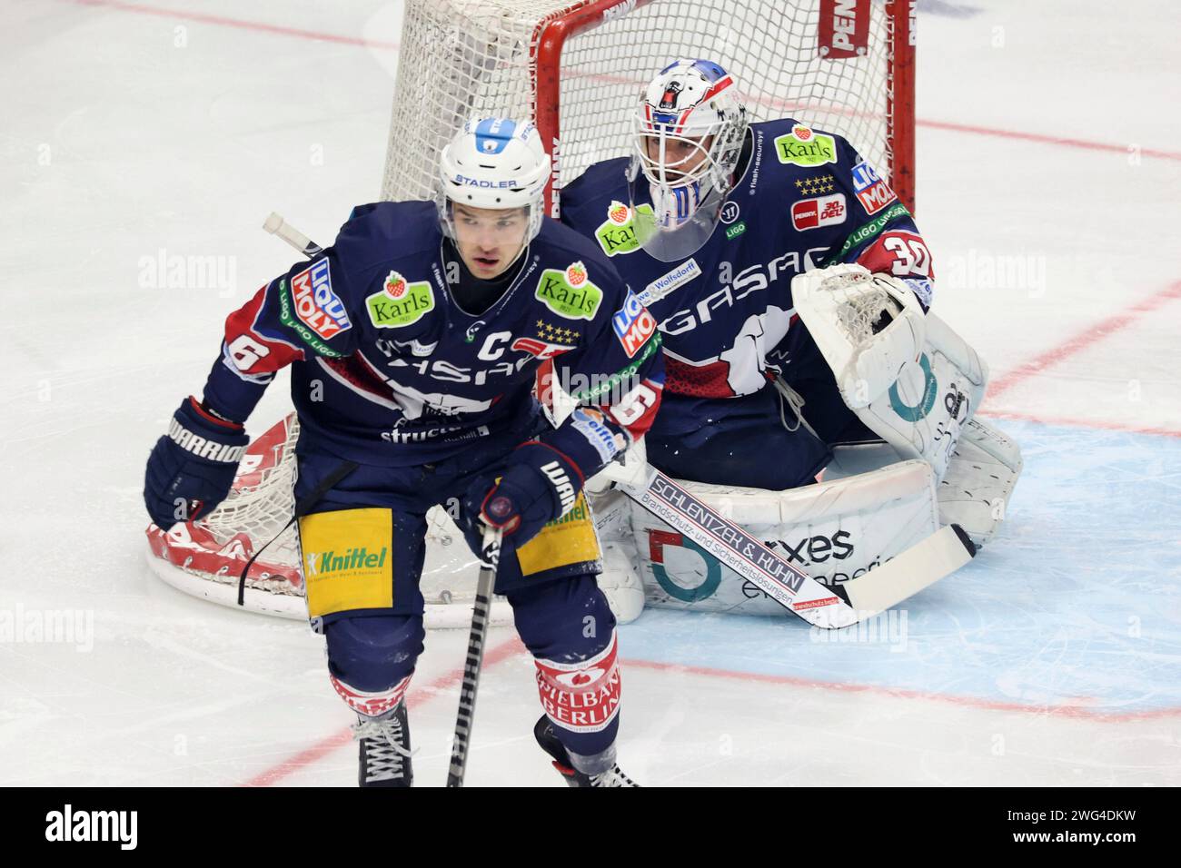 02.02.2024, MercedesBenzArena, Berlin, DEU, DEL, 1.EBL, Eisbaeren vs