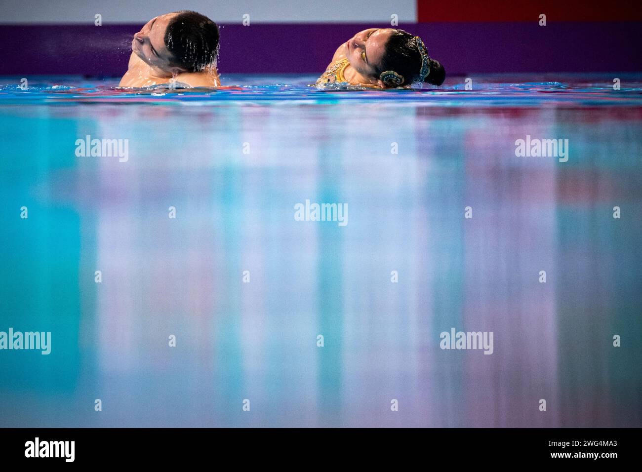 Doha, Qatar. 03rd Feb, 2024. Jelena Kontic and Ivan Martinovic of ...