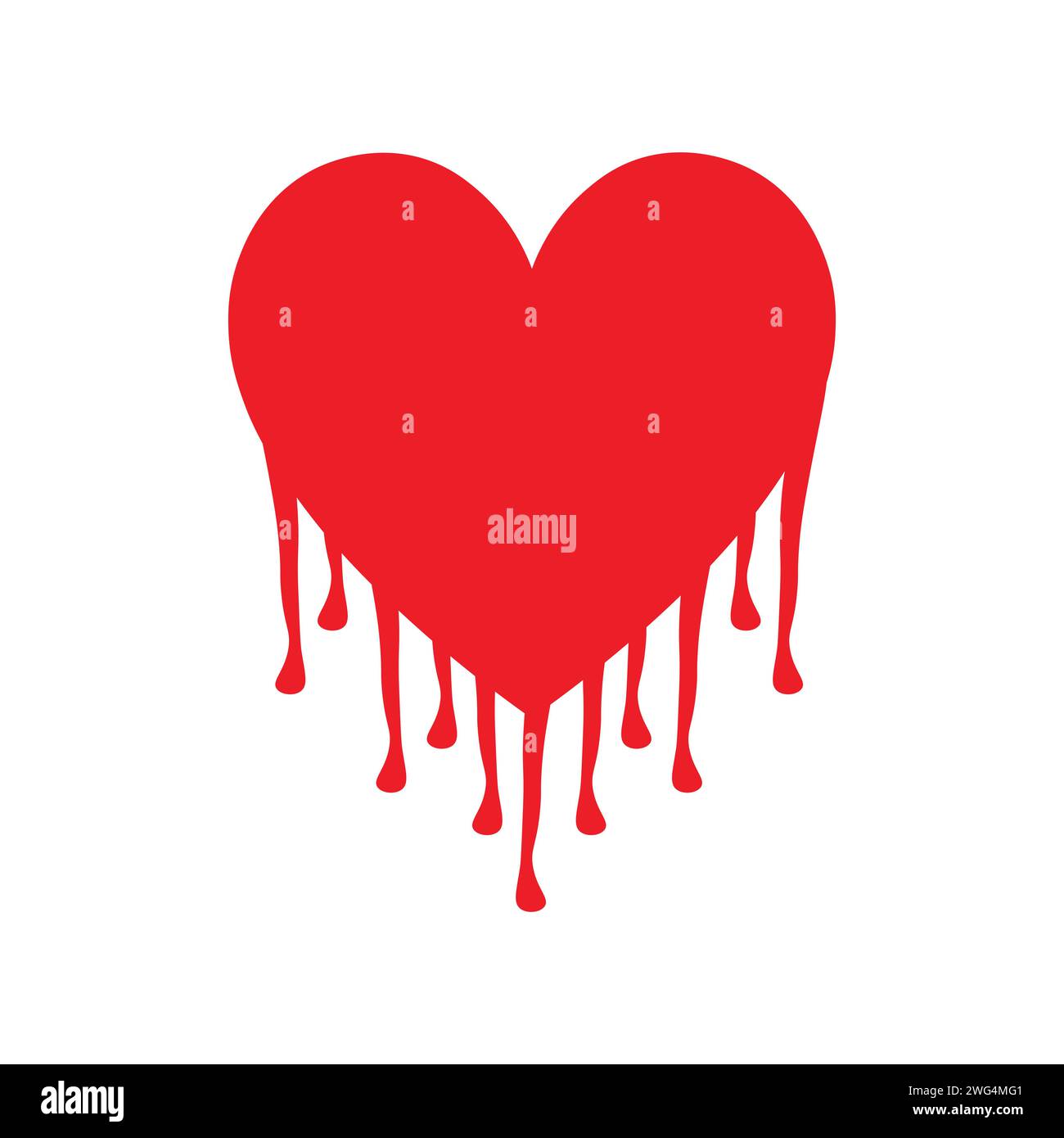 blood flowing heart icon concept, vector illustration Stock Vector