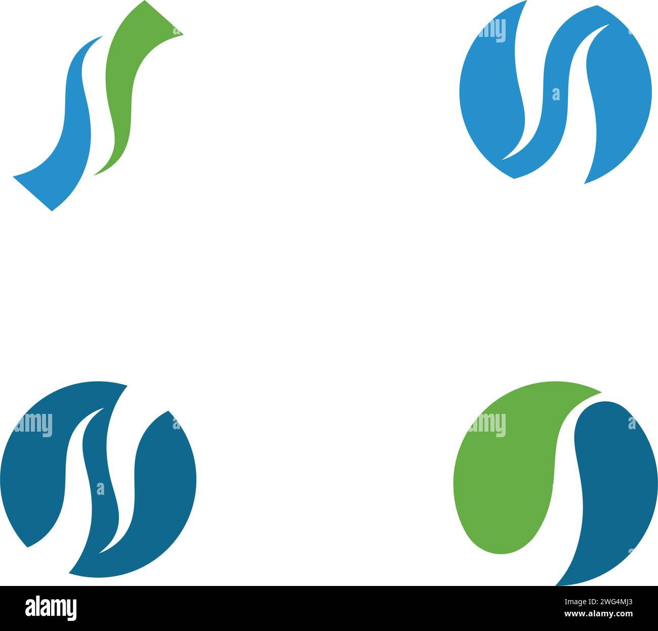 S Letter Logo Template vector icon illustration Stock Vector Image ...