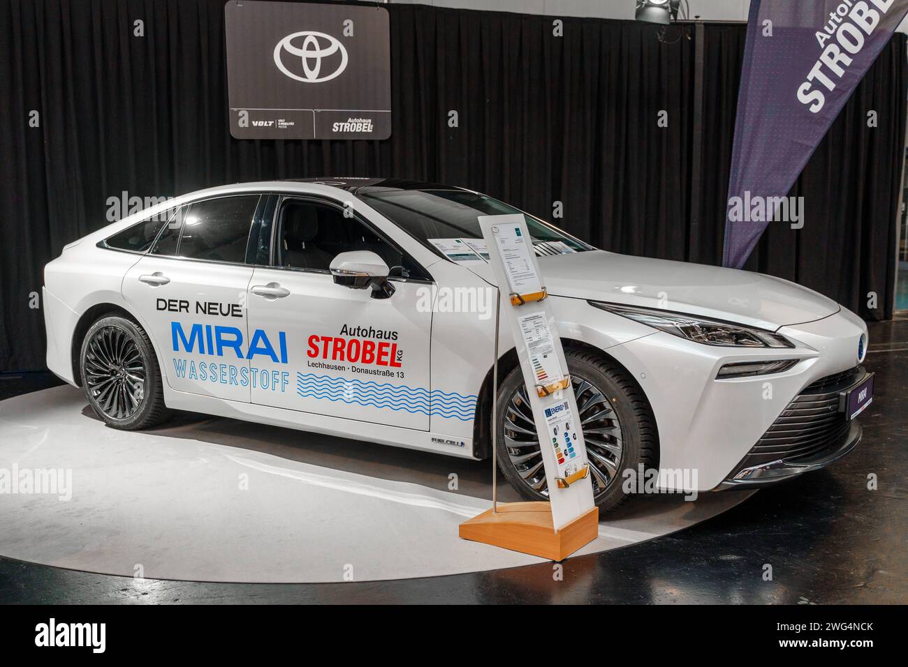 Augsburg, Bavaria, Germany - February 2, 2024: Toyota Mirai FCEV ...