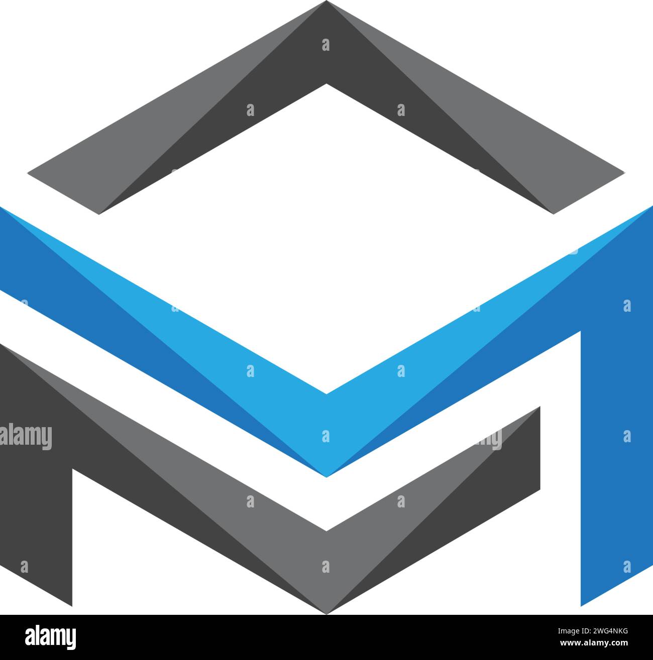 M Logo Hexagon illustration Icon Stock Vector Image & Art - Alamy