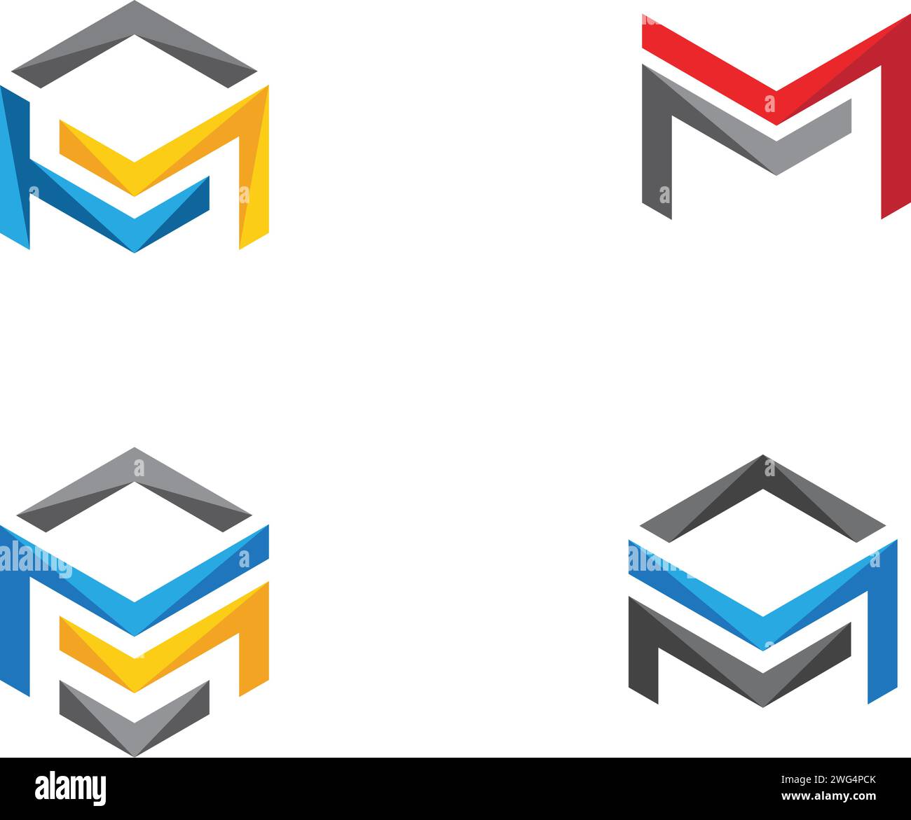 Hexagon m Stock Vector Images - Alamy