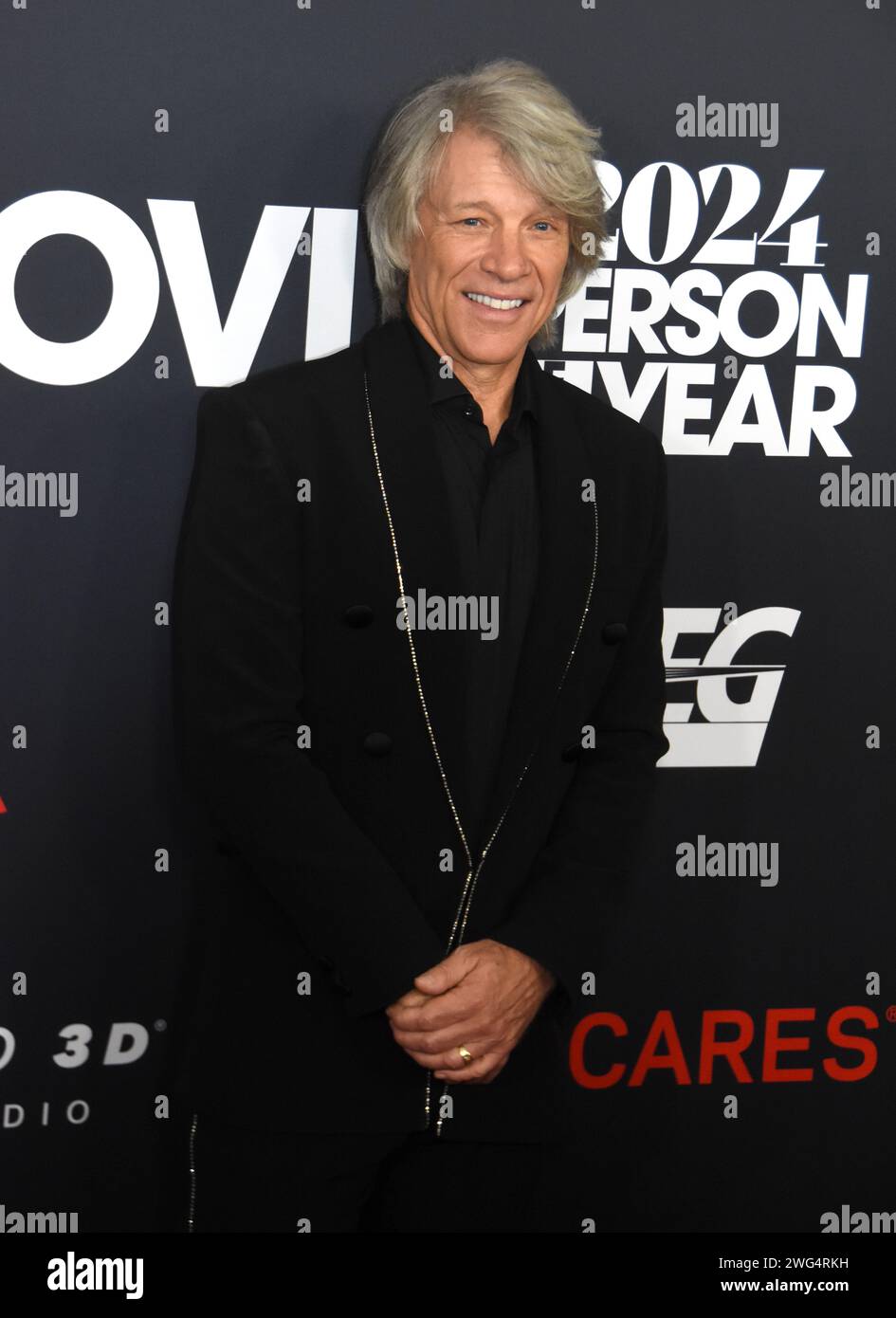 Los Angeles California USA 2nd February 2024 Singer Musician Jon Bon   Los Angeles California Usa 2nd February 2024 Singermusician Jon Bon Jovi Attends The 2024 Musicares Person Of The Year Honoring Jon Bon Jovi During The 66th Grammy Awards At La Convention Center On February 2 2024 In Los Angeles California Usa Photo By Barry Kingalamy Live News 2WG4RKH 