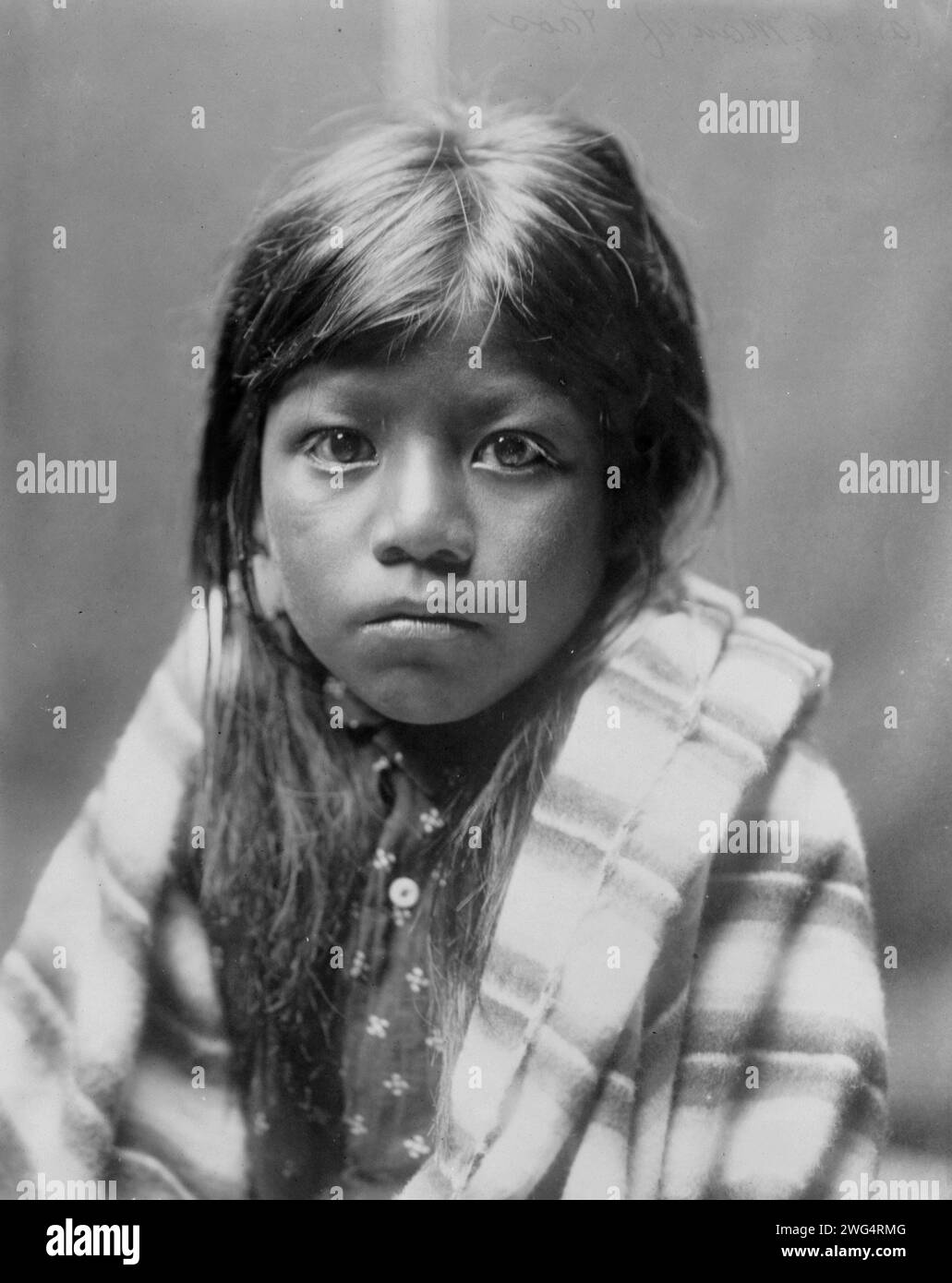 Ah Chee Lo, c1905. Half-length portrait of child facing front Stock ...