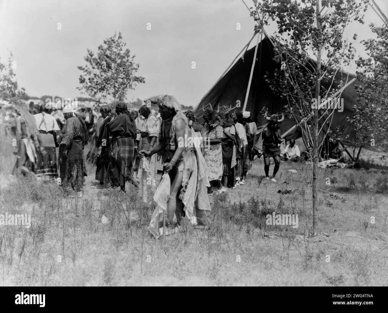 The Wolf, animal dance-Cheyenne, c1927. Stock Photo