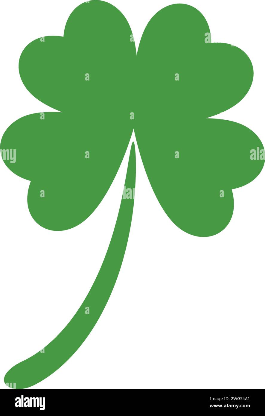Green Clover Leaf Logo Template Design Vector Stock Vector Image & Art ...