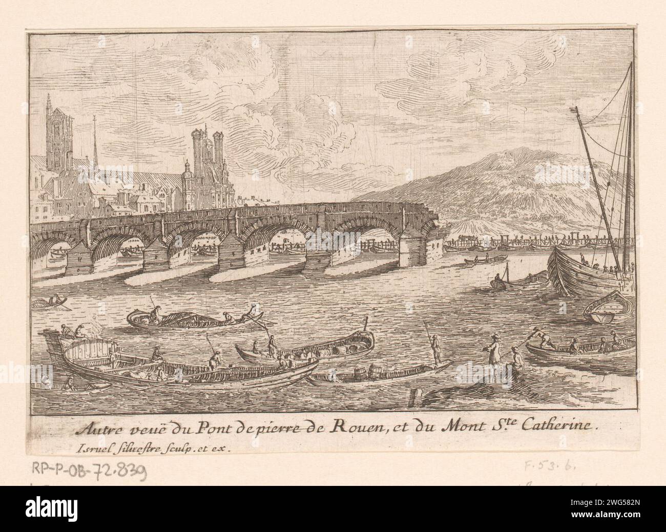 Viaduct Rouen 1691 boat hi-res stock photography and images - Alamy