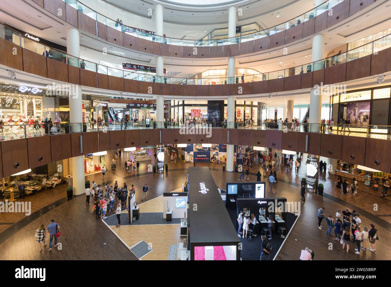 Dubai Mall interiors UAE Stock Photo