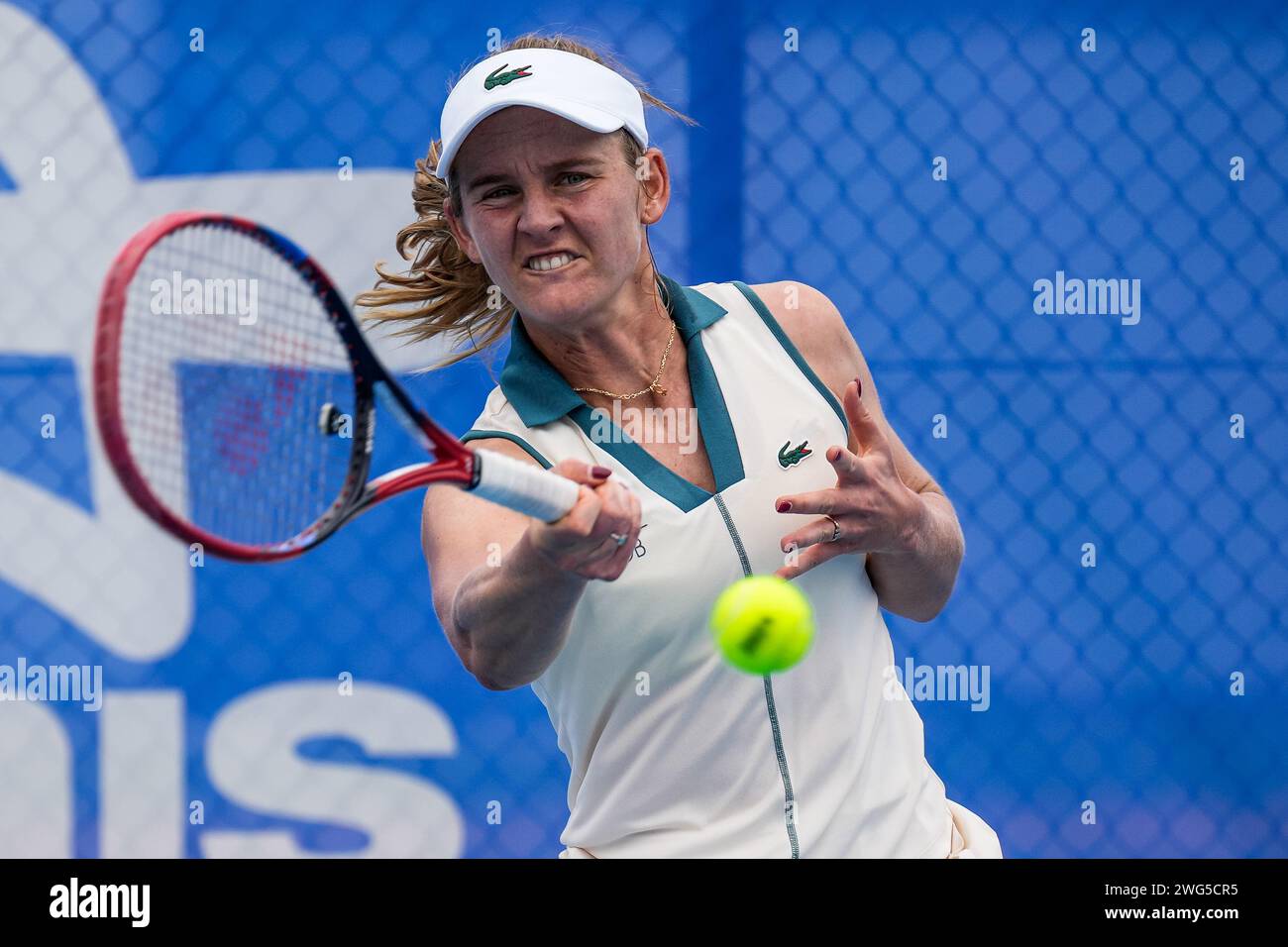 Fiona Ferro of France in action during Qualifying for the 2025 Canberra