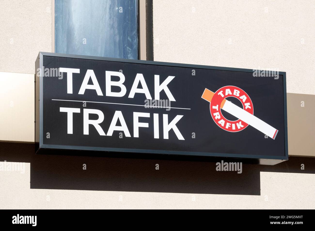Tabak Trafik, Österreich Stock Photo