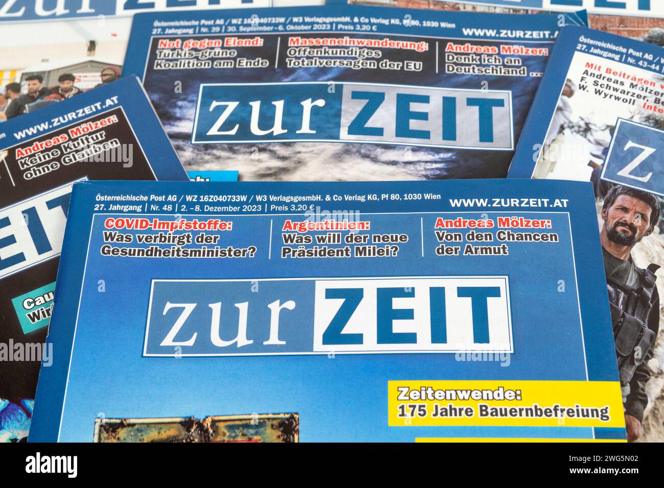 Current, Weekly, Print Edition, Austria Stock Photo