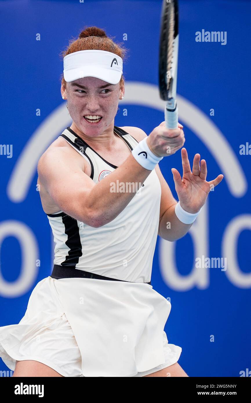 Ella Seidel Of Germany In Action During The Round Of 16 Of The 2024