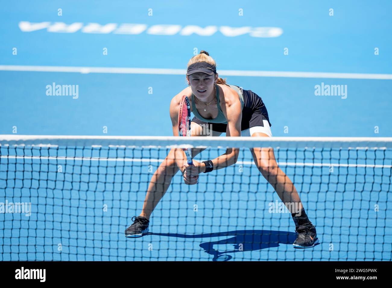 Kaylah McPhee of Australia in action during the Doubles Final of the